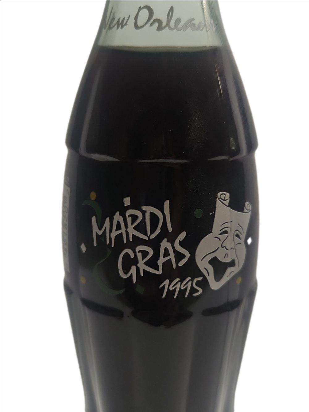 Vintage Coca Cola Mardi Gras 1995 Commemorative Soda Bottle - Picture 2 of 2